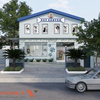 Thiết kế shop Pet Center dành cho thú cưng 